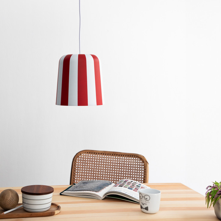 Dyberg Larsen Gry pendellampe, rød