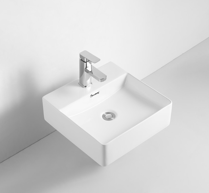 Lavabo Boxo 420 tvättställ, 42x42 cm, vit