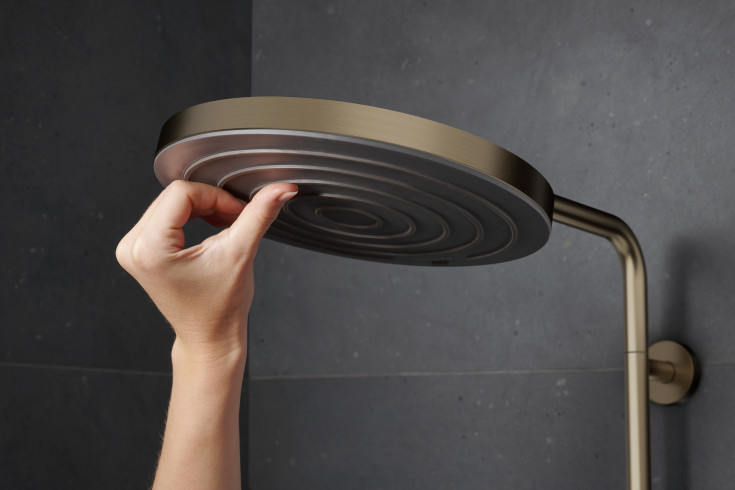 Hansgrohe Pulsify S Puro 260 duschset, vattensparande, borstad brons