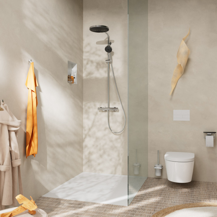 Hansgrohe Pulsify S Puro 260 brusesæt, vandsparende, krom