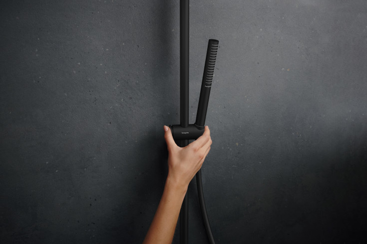 Hansgrohe Pulsify S Puro 260 dusjsett, vannsparende, matt sort