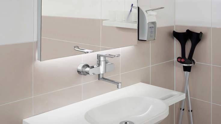 Oras Clinica servantbatteri, stål