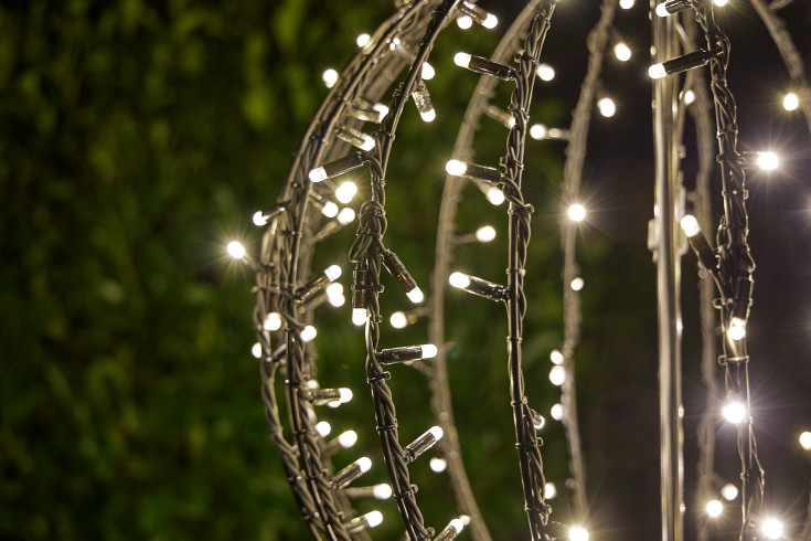 Za-Za Twilight udendørs lyskugle, Ø60 cm