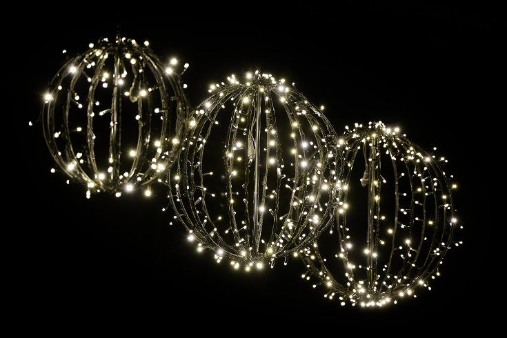 Za-Za Twilight udendørs lyskugle, Ø70 cm