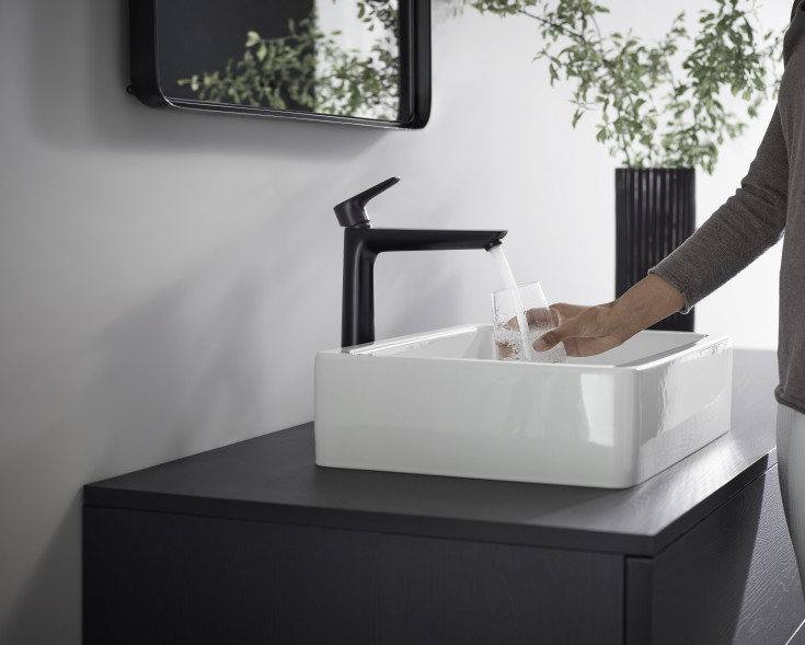Hansgrohe Talis E 240 tvättställsblandare, matt svart