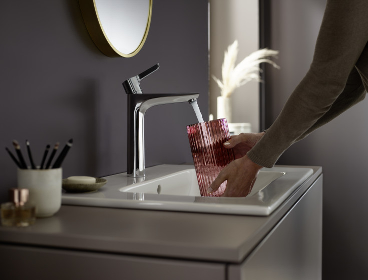 Hansgrohe Waterforms XL servanbatteri, krom