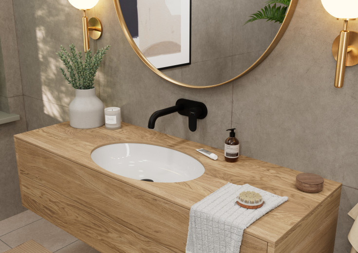 Hansgrohe Vernis Blend tvättställsblandare, matt svart