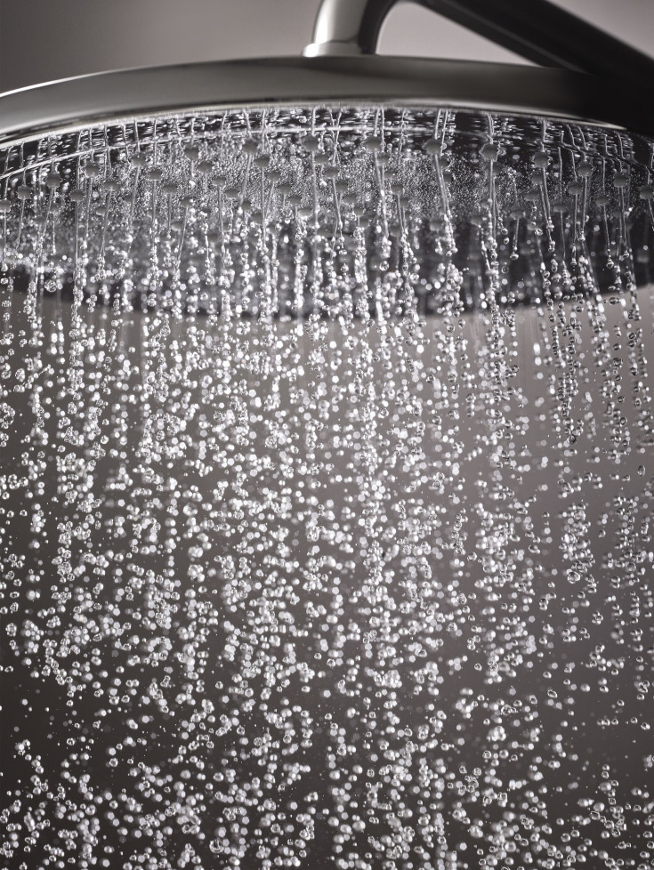 Hansgrohe Croma takdusj, Ø28 cm, vannbesparende, krom