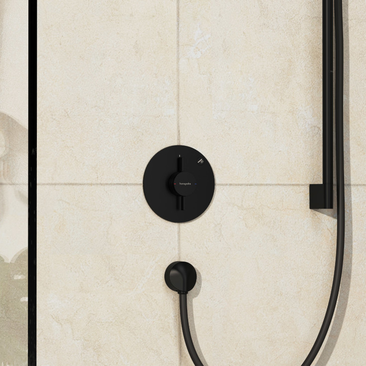 Hansgrohe DuoTurn S brusearmatur, sort