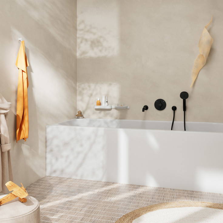 Hansgrohe DuoTurn S duschblandare, svart