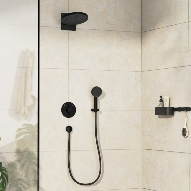 Hansgrohe DuoTurn S dusjbatteri, sort