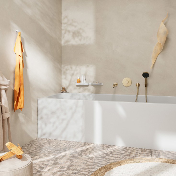 Hansgrohe DuoTurn S dusjbatteri, bronse