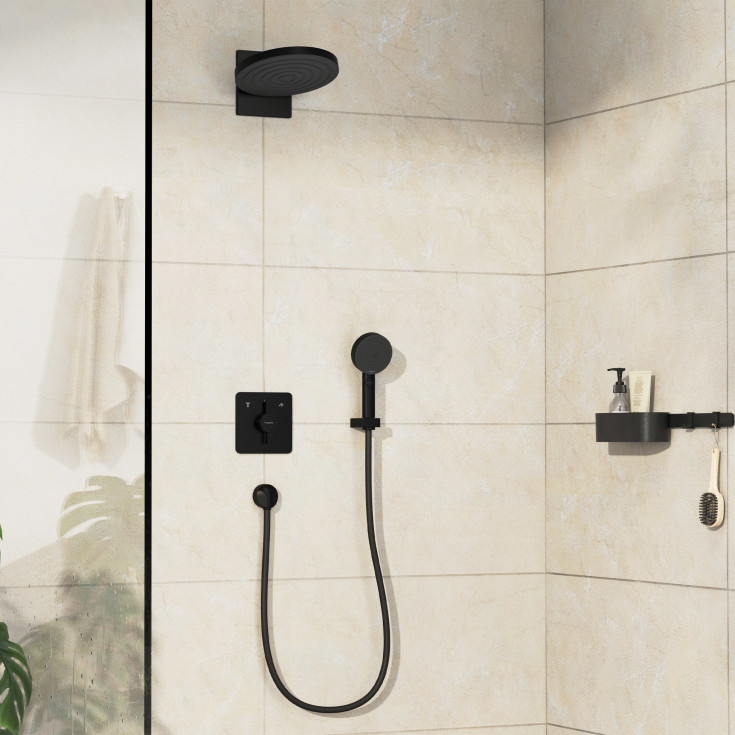 Hansgrohe DuoTurn Q duschblandare, svart