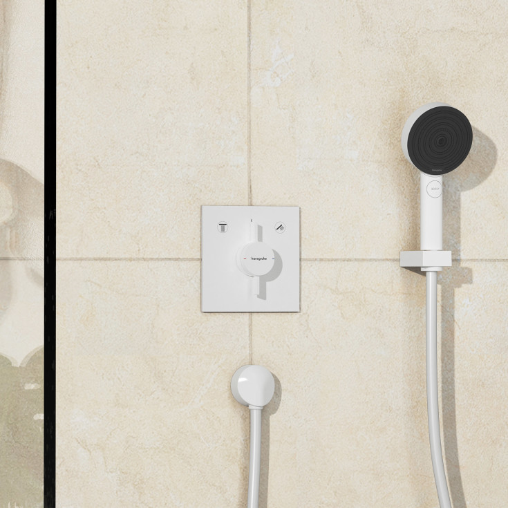 Hansgrohe DuoTurn E brusearmatur, hvid