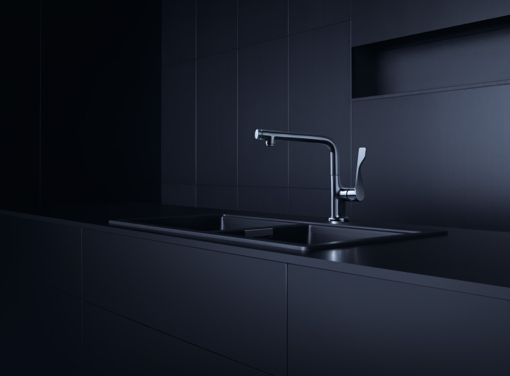 Axor Citterio Select köksblandare, krom