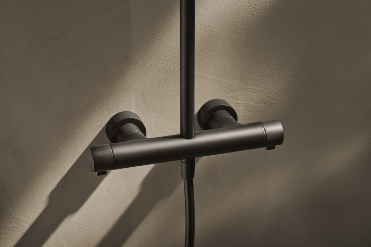 Oras Aurelia brusesæt, vandbesparende,  mat sort