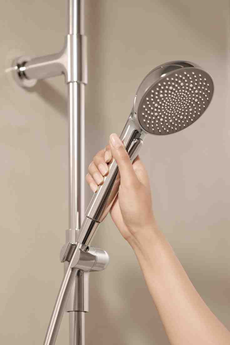 Oras Aurelia Rain badkarsblandare med duschset, krom