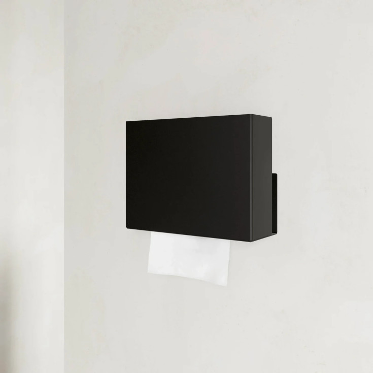 Hefe Vilnius papirdispenser, mat sort