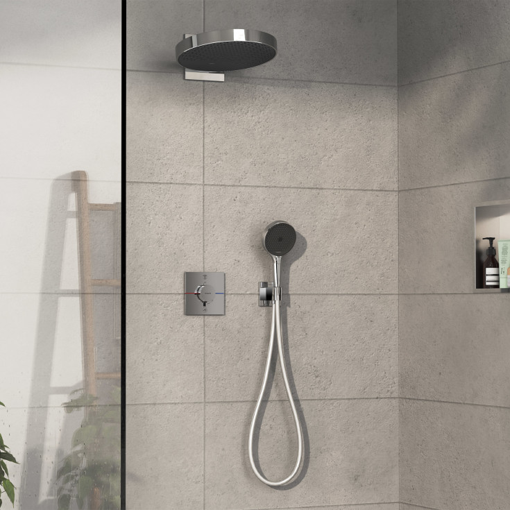 9 stk Hansgrohe ShowerSelect Comfort E brusearmatur, krom