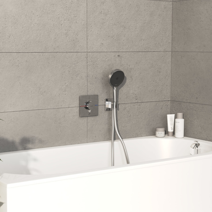 9 stk Hansgrohe ShowerSelect Comfort E brusearmatur, krom