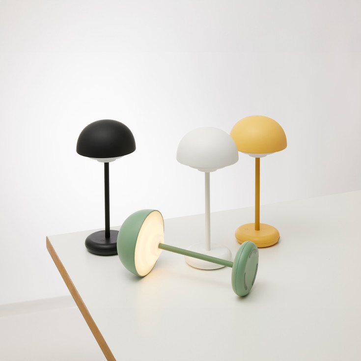 Nielsen Light Toscana uppladdbar bordslampa, grön