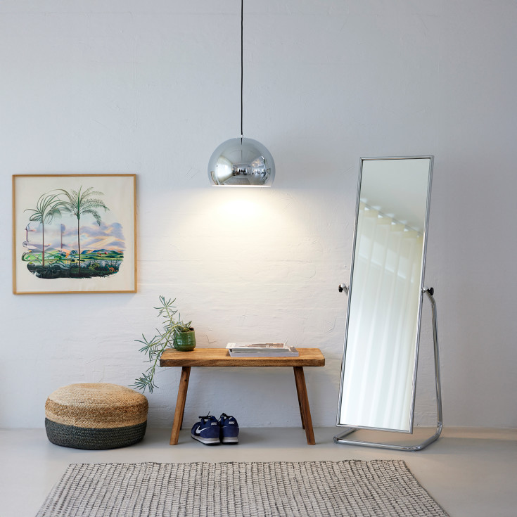 Nielsen Light Nice pendel, krom, Ø35 cm