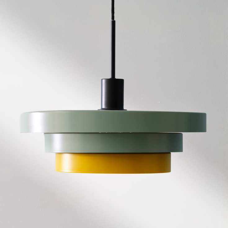 Ledvance Layers pendel, grønn/gul