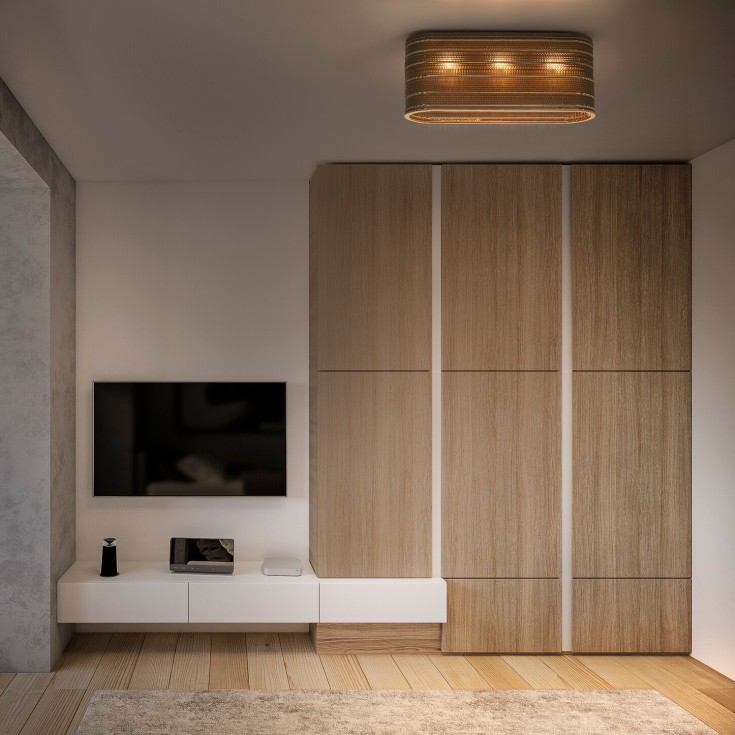 Ledvance Decor Cardboard loftlampe, oval