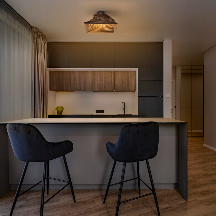 Ledvance Cardboard taklampe, firkantet