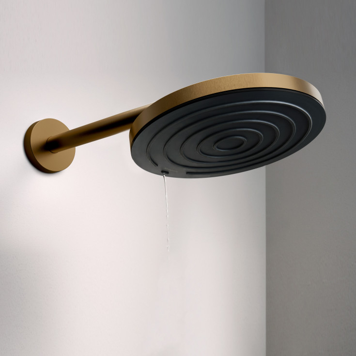 Hansgrohe duscharm, 39 cm, borstad brons