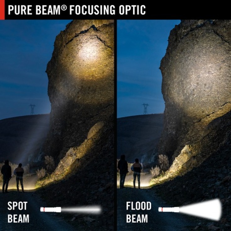 Coast pandelampe FL75R, genopladelig, 1000 lumen