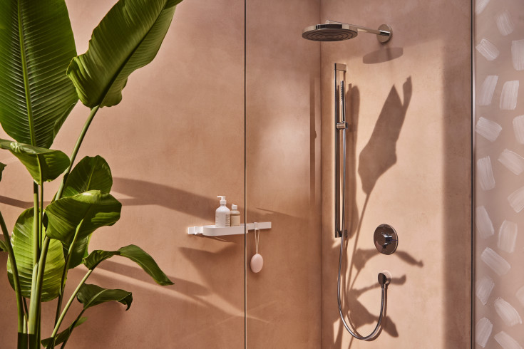 Hansgrohe duscharm, 39 cm, krom