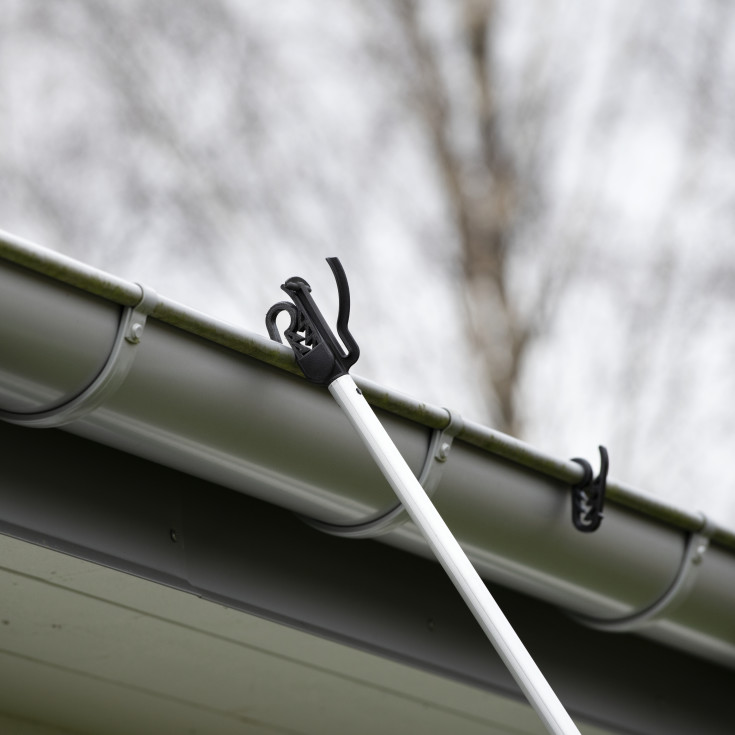 Konstsmide ljusslingakrokar för hängrännor, 5 st