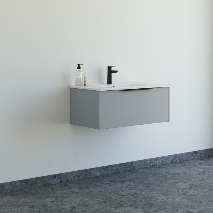 Dansani Mido+ Classic möbelpaket, 81x44 cm, matt ljusblÄ