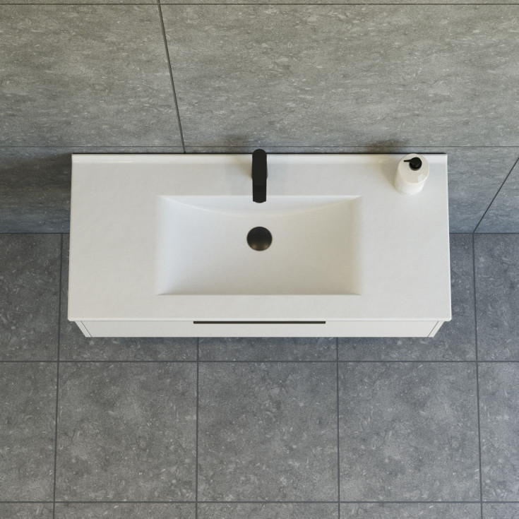 Dansani Mido+ Classic möbelpaket, 101x44 cm, matt beige