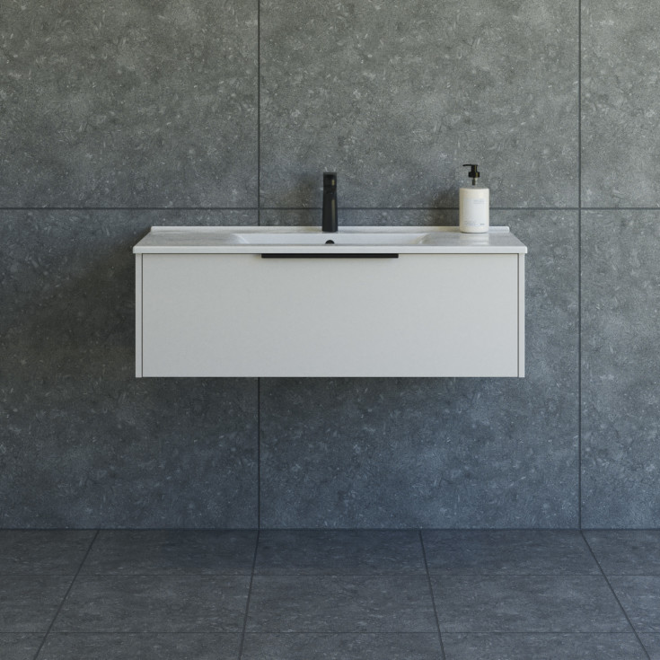 Dansani Mido+ Classic möbelpaket, 101x44 cm, matt beige