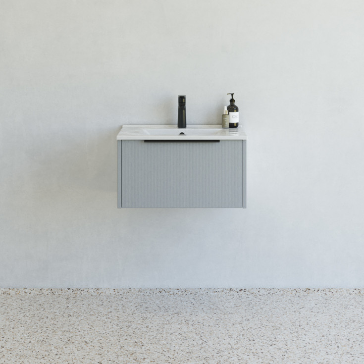 Dansani Mido+ Classic möbelpaket, 61x44 cm, randig matt ljusblÄ