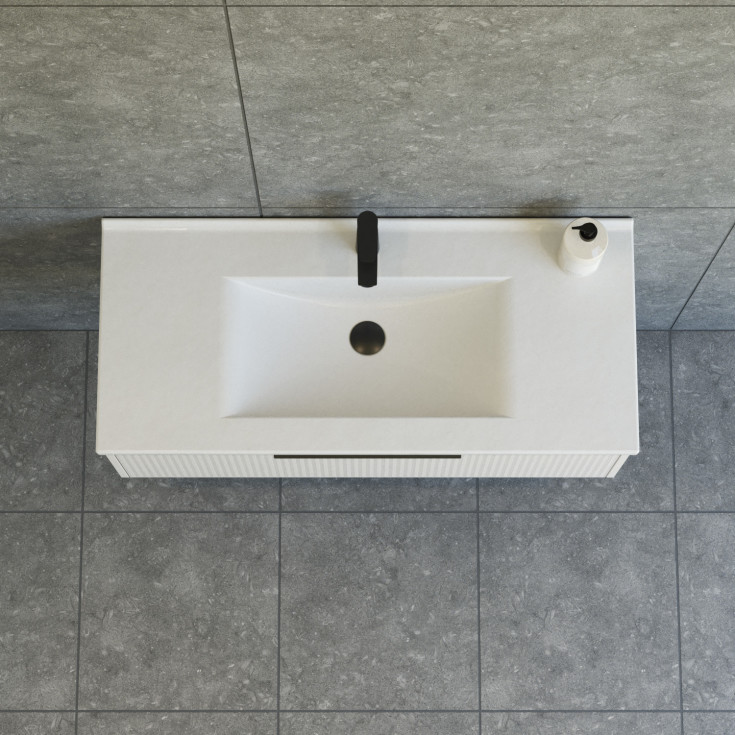 Dansani Mido+ Classic möbelpaket, 101x44 cm, randig matt beige