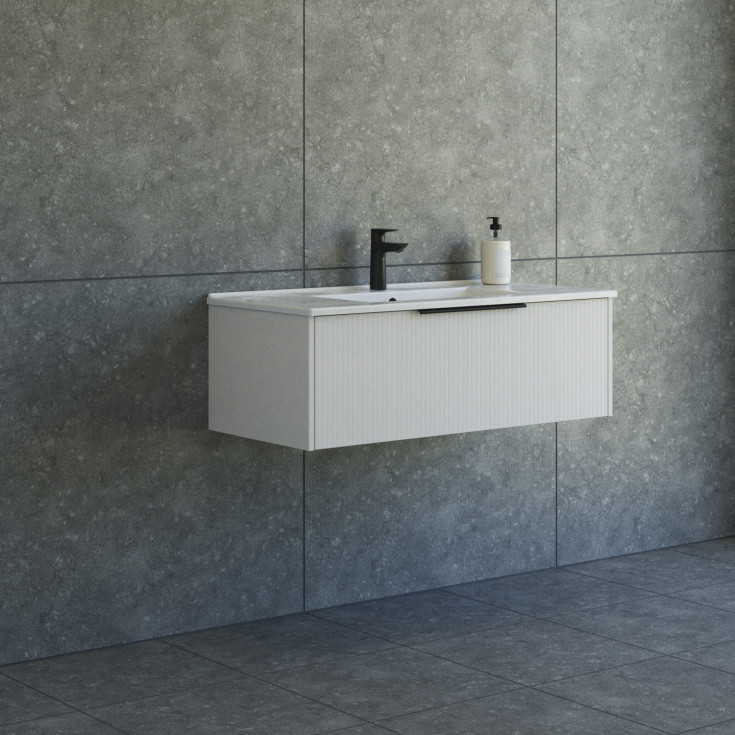 Dansani Mido+ Classic möbelpaket, 101x44 cm, randig matt beige