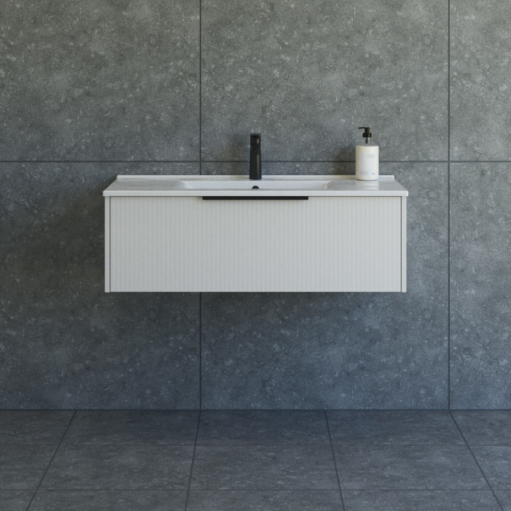 Dansani Mido+ Classic møbelpakke, 101x44 cm, stripete matt beige