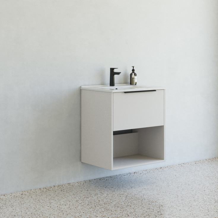 Dansani Mido+ Classic möbelpaket, 61x44 cm, matt beige