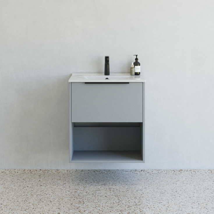 Dansani Mido+ Classic möbelpaket, 61x44 cm, matt ljusblå