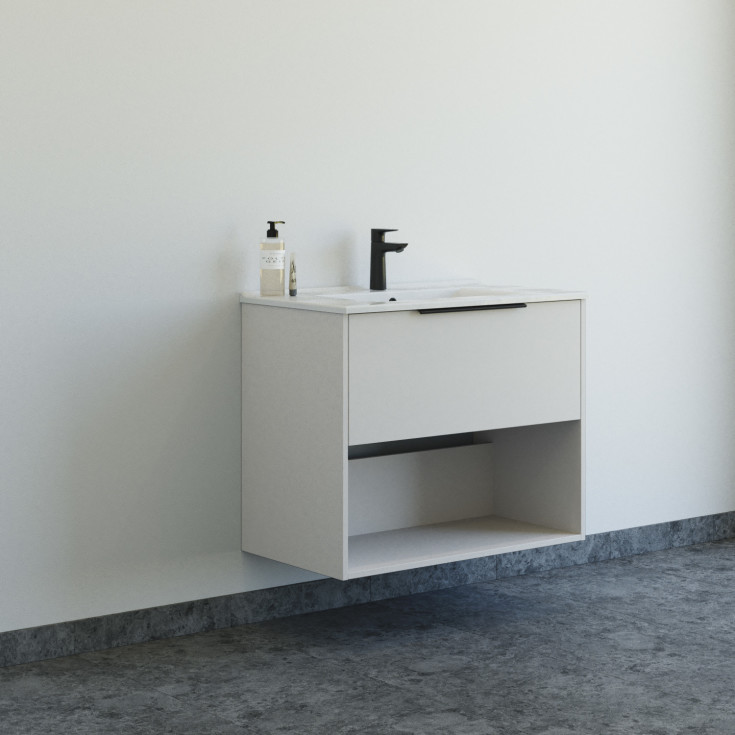 Dansani Mido+ Classic möbelpaket, 81x44 cm, matt beige