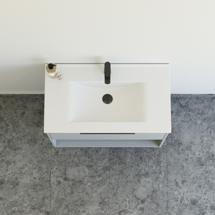 Dansani Mido+ Classic møbelpakke, 81x44 cm, matt lyseblå