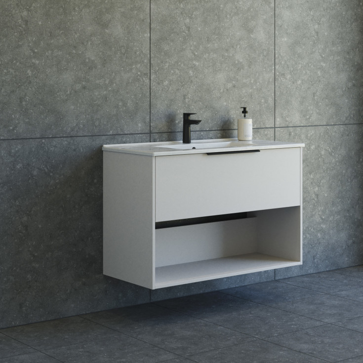 Dansani Mido+ Classic møbelpakke, 101x44 cm, matt beige