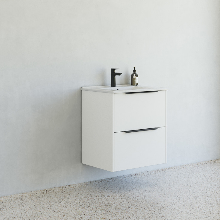 Dansani Mido+ Classic möbelpaket, 61x44 cm, matt vit