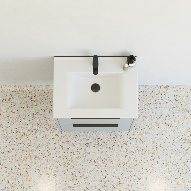 Dansani Mido+ Classic møbelpakke, 61x44 cm, matt lyseblå