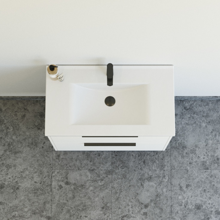 Dansani Mido+ Classic møbelpakke, 81x44 cm, matt hvit