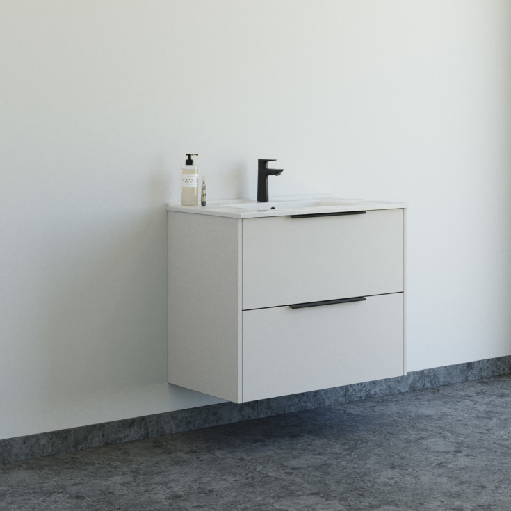 Dansani Mido+ Classic möbelpaket, 81x44 cm, matt beige