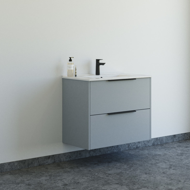 Dansani Mido+ Classic möbelpaket, 81x44 cm, matt ljusblÄ